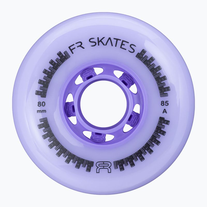 Колеса для роликів FR Skates Downtown Wheel 80mm/85A X4 light purple/purple 3