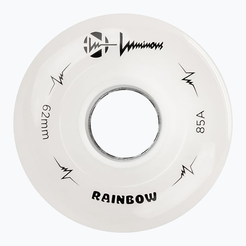 Колеса для роликів FR Skates Luminous Led Quad Wheel 62mm/85A Sixies 6LED X4 rainbow/white 3