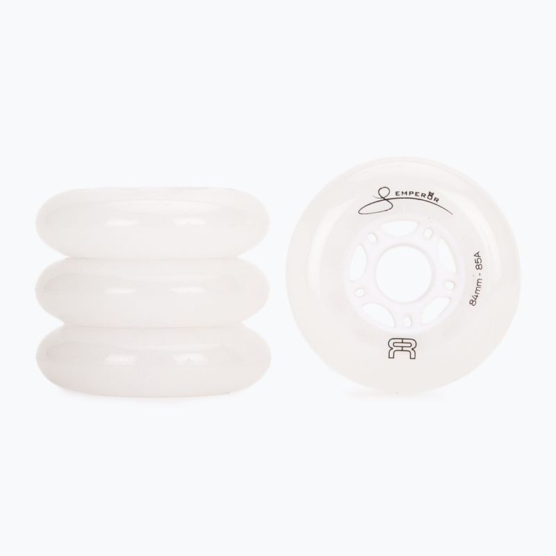 Колеса для роликів FR Skates Downtown Wheel 84mm/85A Emperor X4 natural/white 2