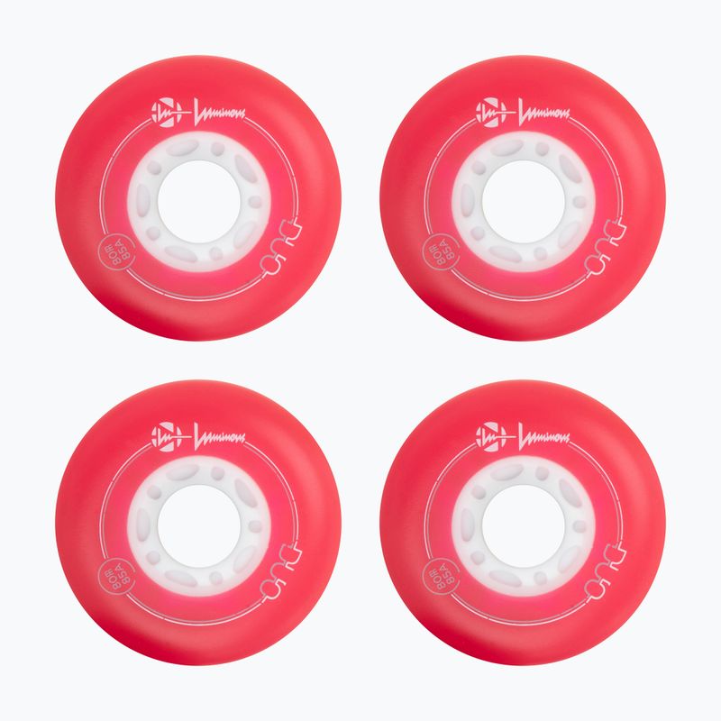 Колеса для роликів Luminous Led Wheels Duo 80mm/85A X4 red/blue 2