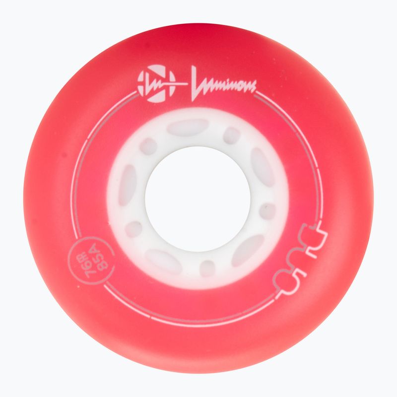 Колеса для роликів Luminous Led Wheels Duo 76mm/85A X4 red/blue 3
