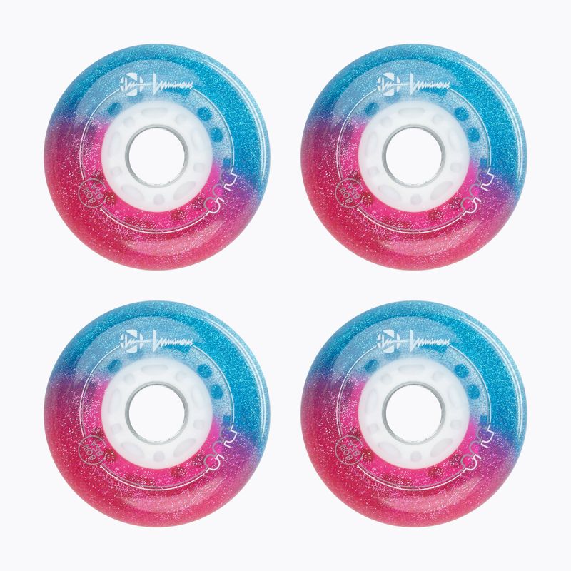 Колеса для роликів Luminous Led Wheels Duo 80mm/85A X4 galaxy/purple 2