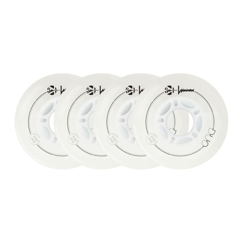 Колеса для роликів Luminous Led Wheels Duo 84mm/85A X4 white/blue 6