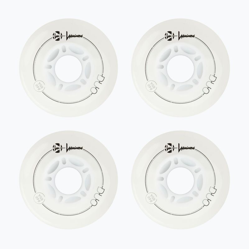 Колеса для роликів Luminous Led Wheels Duo 84mm/85A X4 white/blue 2
