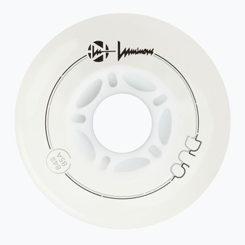 Колеса для роликів Luminous Led Wheels Duo 84mm/85A X4 white/blue 3
