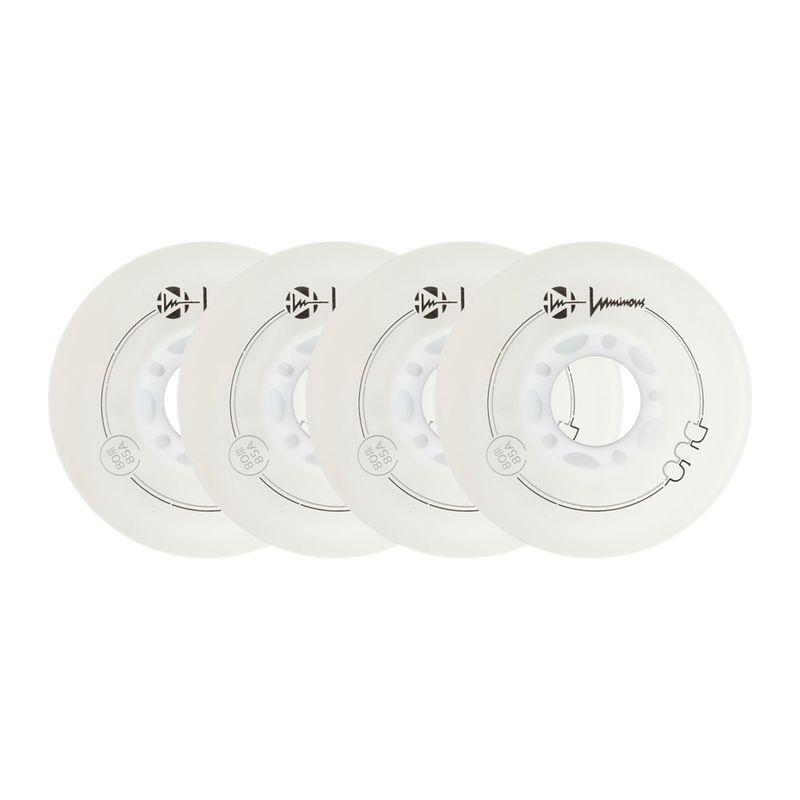 Колеса для роликів Luminous Led Wheels Duo 80mm/85A X4 white/blue 6