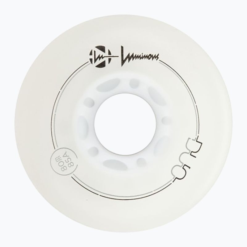 Колеса для роликів Luminous Led Wheels Duo 80mm/85A X4 white/blue 3
