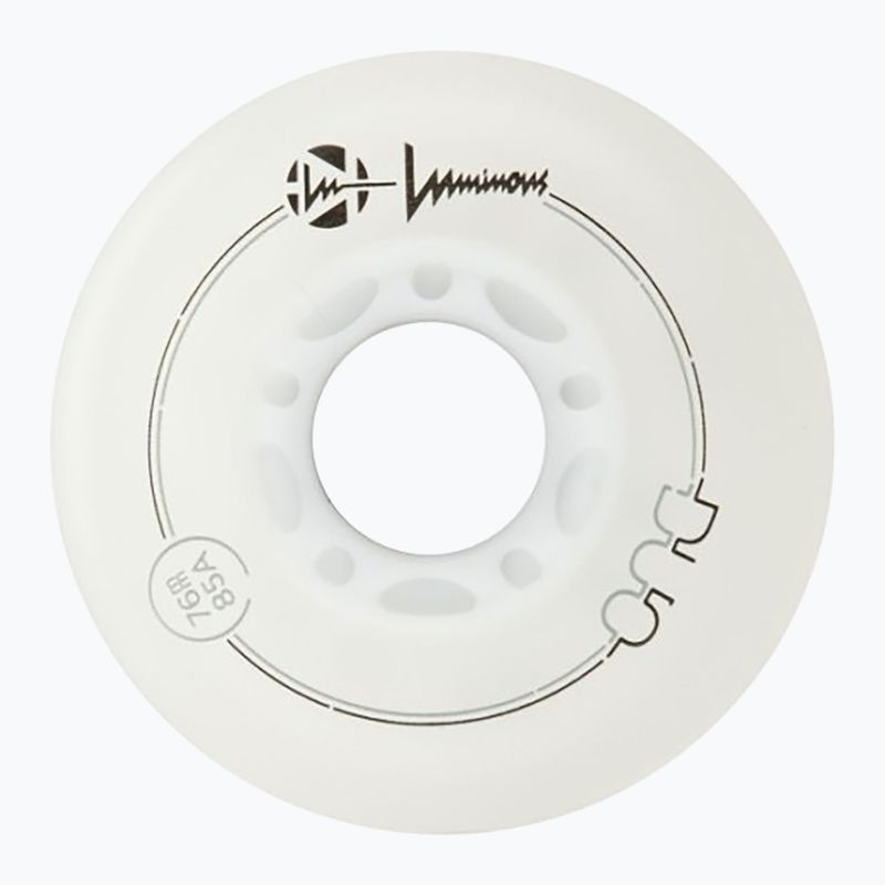 Колеса для роликів Luminous Led Wheels Duo 76mm/85A X4 white/blue 3