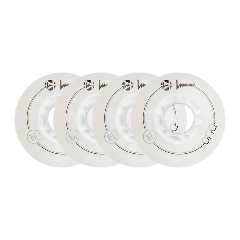 Колеса для роликів Luminous Led Wheels Duo 72mm/85A X4 white/blue 6