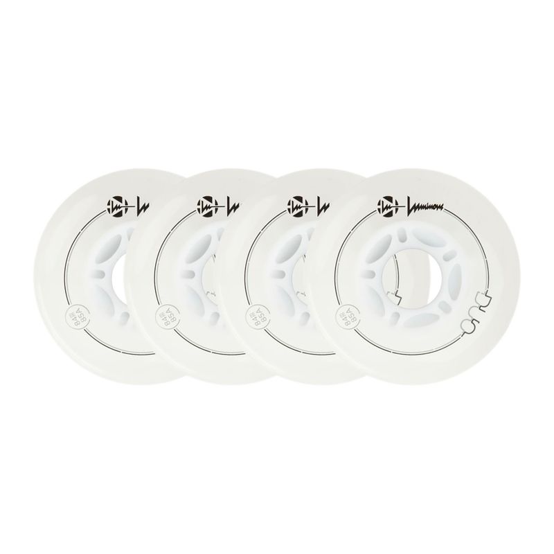 Колеса для роликів Luminous Led Wheels Duo 84mm/85A X4 white/red 6