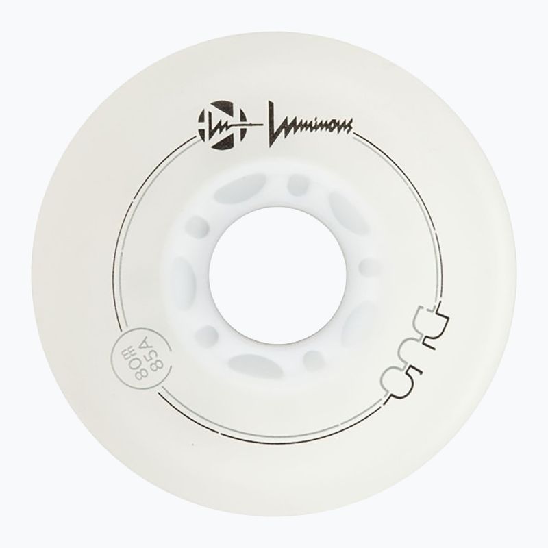 Колеса для роликів Luminous Led Wheels Duo 80mm/85A X4 white/red 3