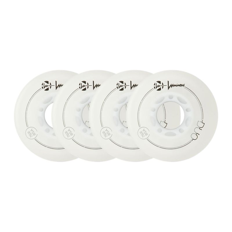 Колеса для роликів Luminous Led Wheels Duo 76mm/85A X4 white/red 6