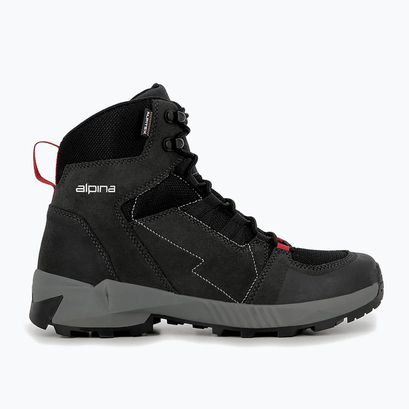 Взуття трекінгове чоловіче Alpina Tracker Mid black/grey 11