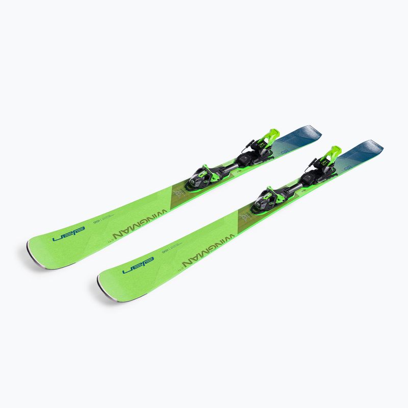 Лижі гірські Elan Wingman 86 CTI Fusion X + EMX 12 green 4