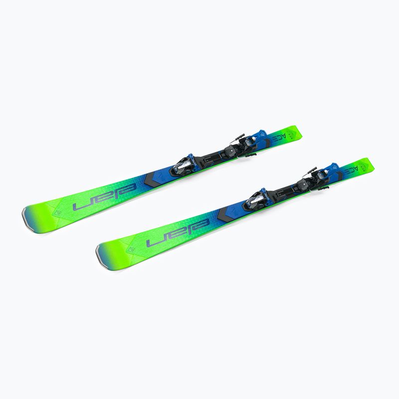 Лижі гірські Elan Ace SCX Fusion + EMX 12 green/blue/black 4