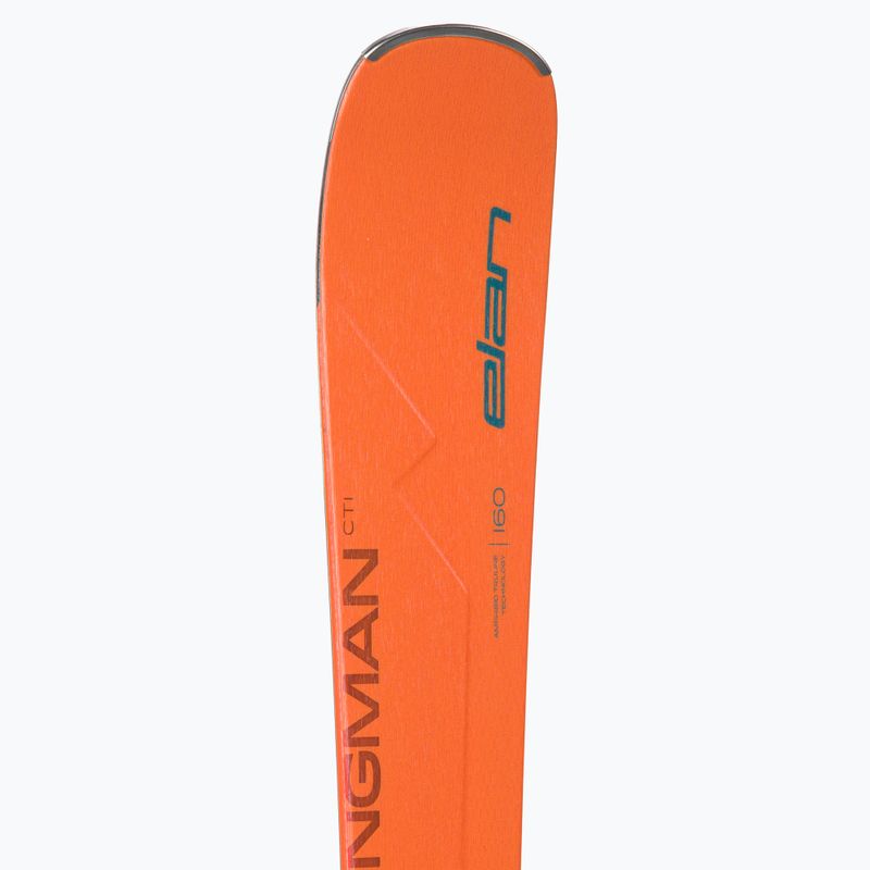 Лижі гірські Elan Wingman 82 CTI Fusion + EMX 12 orange/blue 8