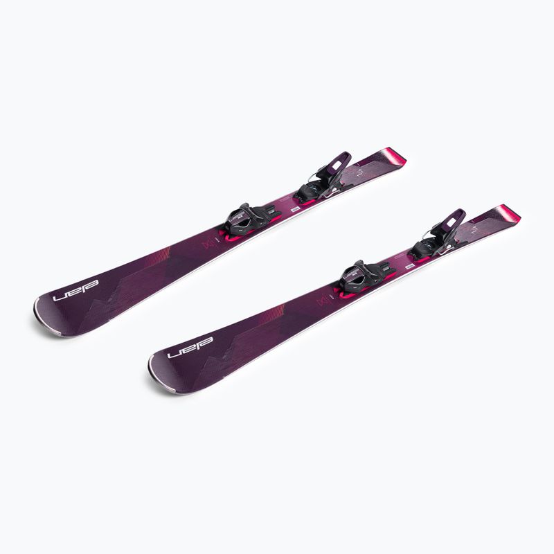 Лижі гірські жіночі Elan Insomnia 14 TI PS + ELW 9 black/purple 4