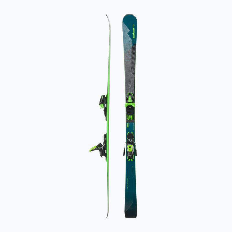 Лижі гірські Elan Amphibio 12 C PS + ELS 11 black/green 2