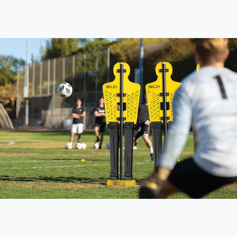Манекен для тренувань SKLZ Pro Training Soccer Defender жовтий 5