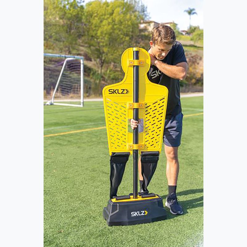 Манекен для тренувань SKLZ Pro Training Soccer Defender with BASE жовтий 10