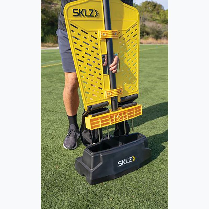 Манекен для тренувань SKLZ Pro Training Soccer Defender with BASE жовтий 11