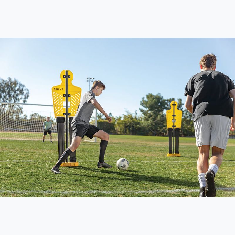 Манекен для тренувань SKLZ Pro Training Soccer Defender with BASE жовтий 14