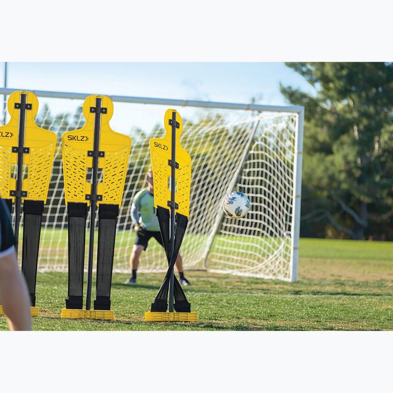 Манекен для тренувань SKLZ Pro Training Soccer Defender with BASE жовтий 15