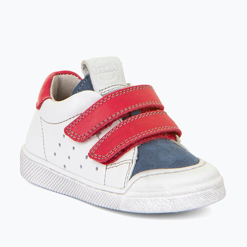 Кросівки barefoot дитячі Froddo Rosario white/red 8