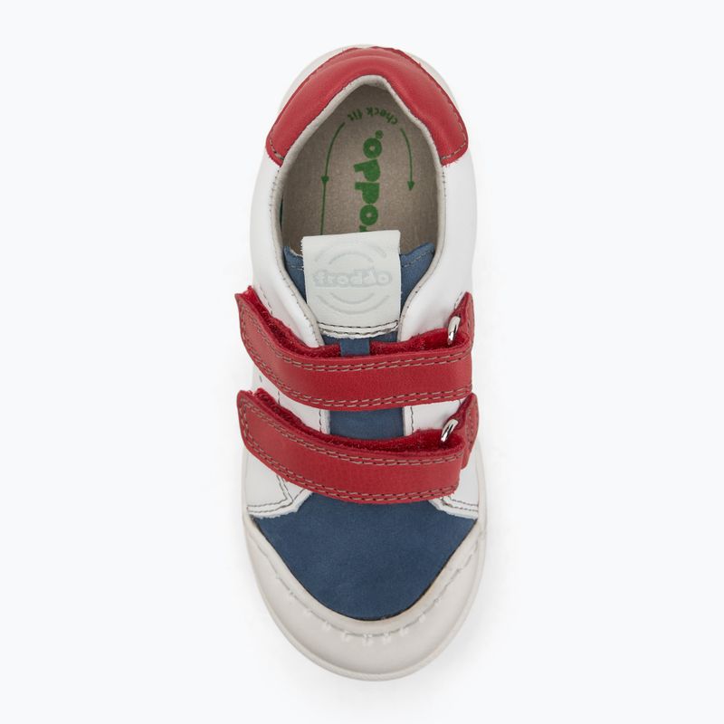 Кросівки barefoot дитячі Froddo Rosario white/red 5