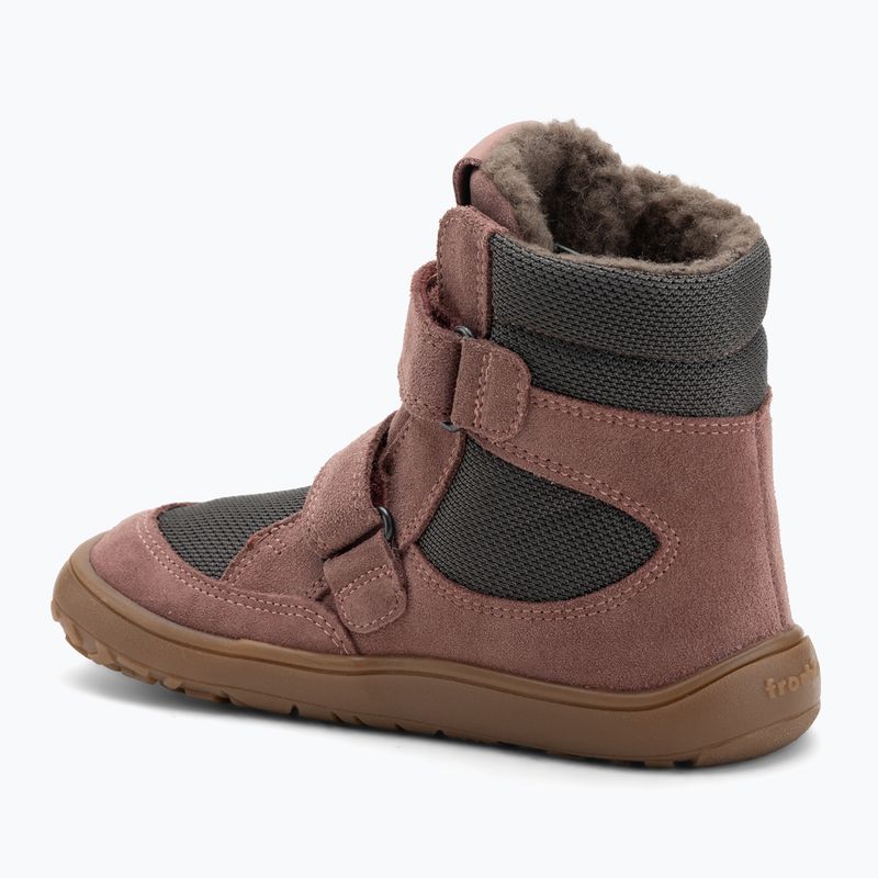 Черевики зимові barefoot дитячі Froddo Tex Winter grey/pink 3