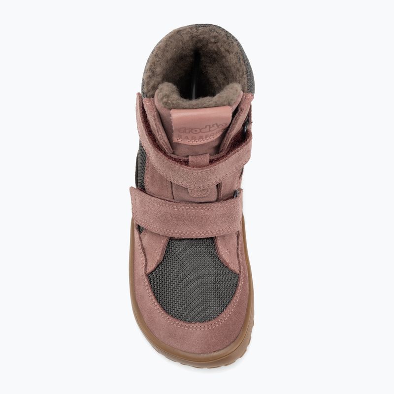 Черевики зимові barefoot дитячі Froddo Tex Winter grey/pink 5