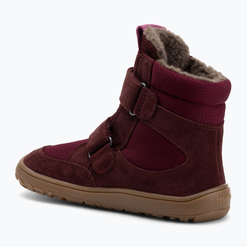 Черевики зимові barefoot дитячі Froddo Tex Winter bordeaux 3