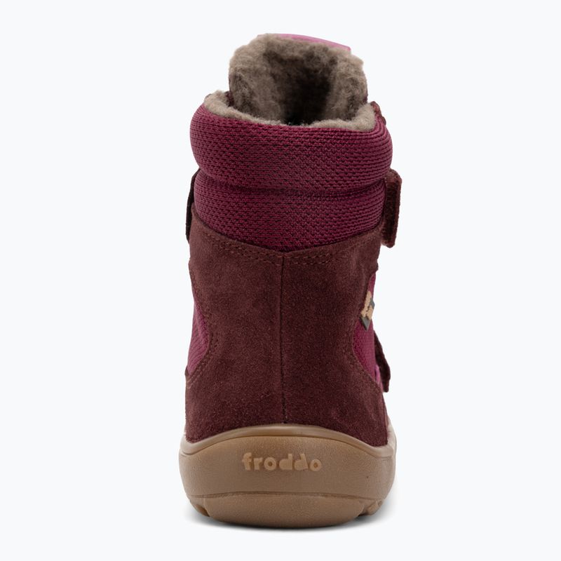 Черевики зимові barefoot дитячі Froddo Tex Winter bordeaux 6