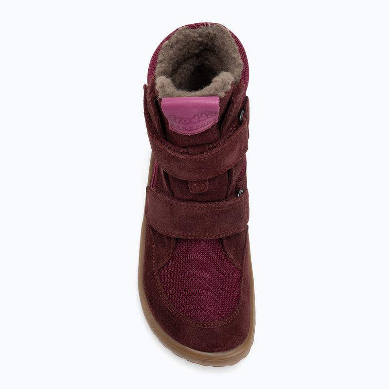 Черевики зимові barefoot дитячі Froddo Tex Winter bordeaux 7