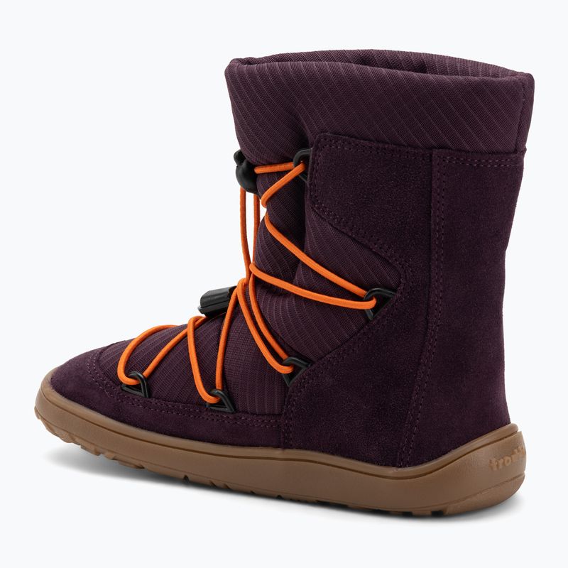 Черевики зимові barefoot дитячі Froddo Tex Track Wool purple 3