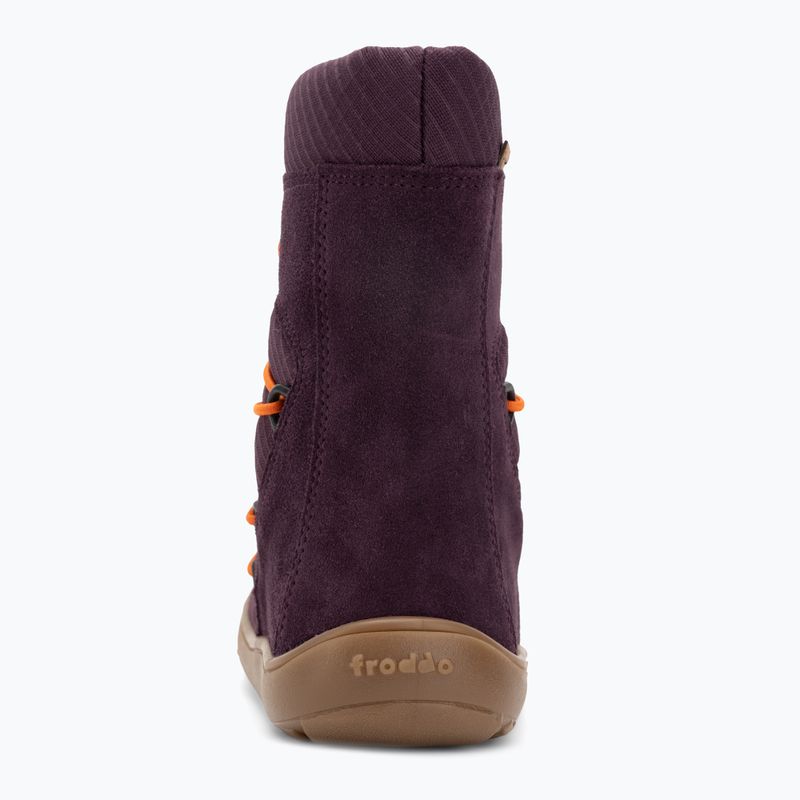 Черевики зимові barefoot дитячі Froddo Tex Track Wool purple 6