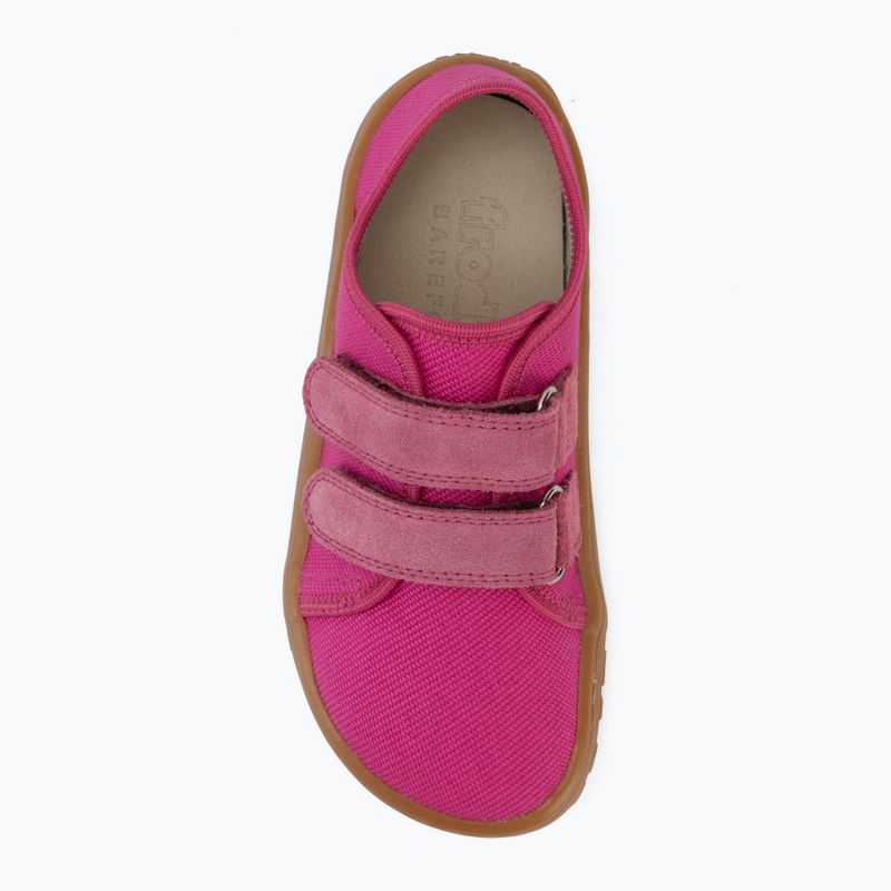 Кросівки barefoot дитячі Froddo Canvas fuxia 5