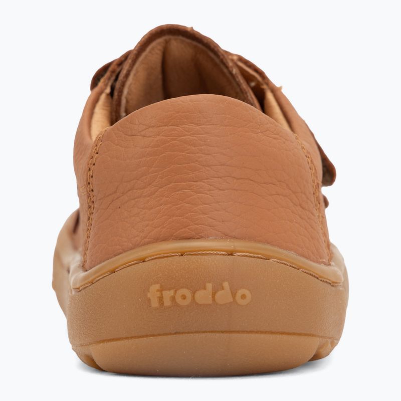 Кросівки barefoot дитячі Froddo Baze cognac 6