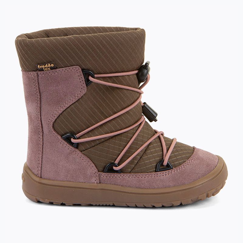 Черевики зимові barefoot дитячі Froddo Barefoot Tex Track Wool dark pink