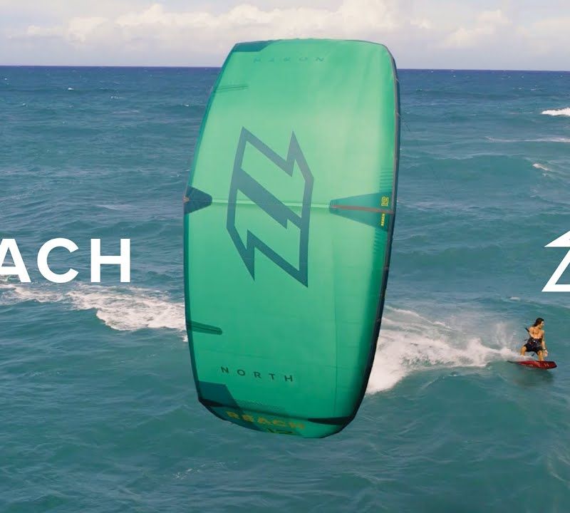 Повітряний змій для кайтсерфінгу North Kiteboarding Reach зелений NK40808 7