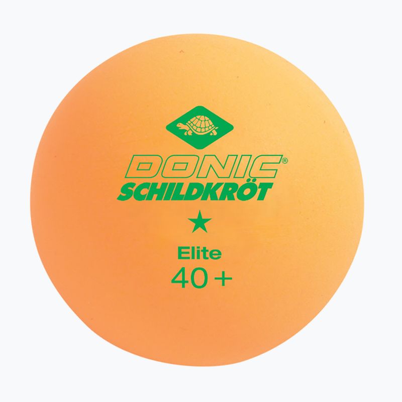 М'ячі для настільного тенісу Donic-Schildkröt 1-Star Elite Poly 40+ 6шт білий/помаранчевий 3