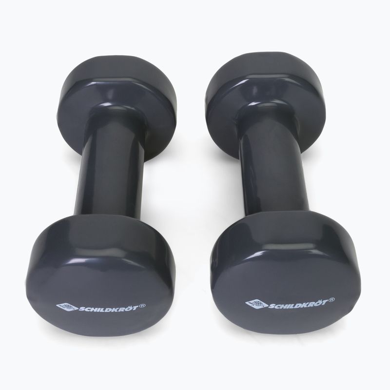 Гантелі вінілові Schildkröt set Vinyl Dumbbells 3кг чорні 960007 3