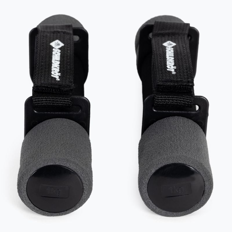 Гантелі Schildkröt set Soft Dumbbells 2 x 1 кг чорно-сірі 960009 3