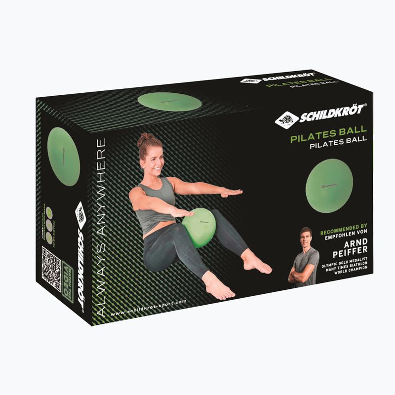 М'яч гімнастичний Schildkröt Pilatesball зелений 960132 23 cm 2