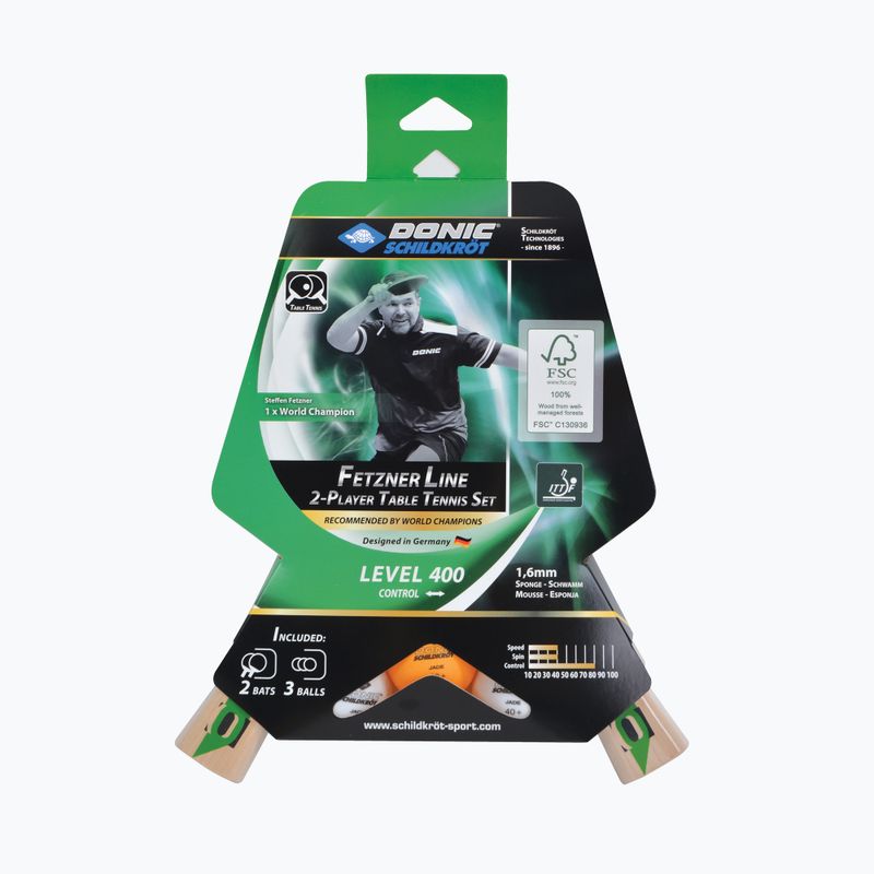 Набір для настільного тенісу Donic-Schildkröt Fetzner Line 400 FSC 2