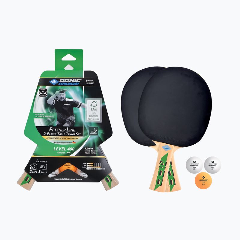 Набір для настільного тенісу Donic-Schildkröt Fetzner Line 400 FSC 3