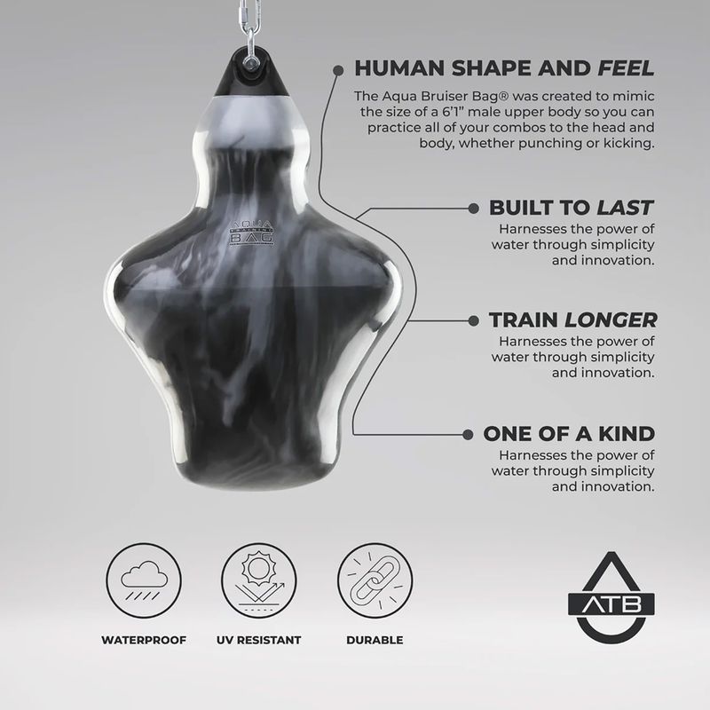 Мішок для тренувань Aqua Training Bag Bruiser 18" haymaker black 2