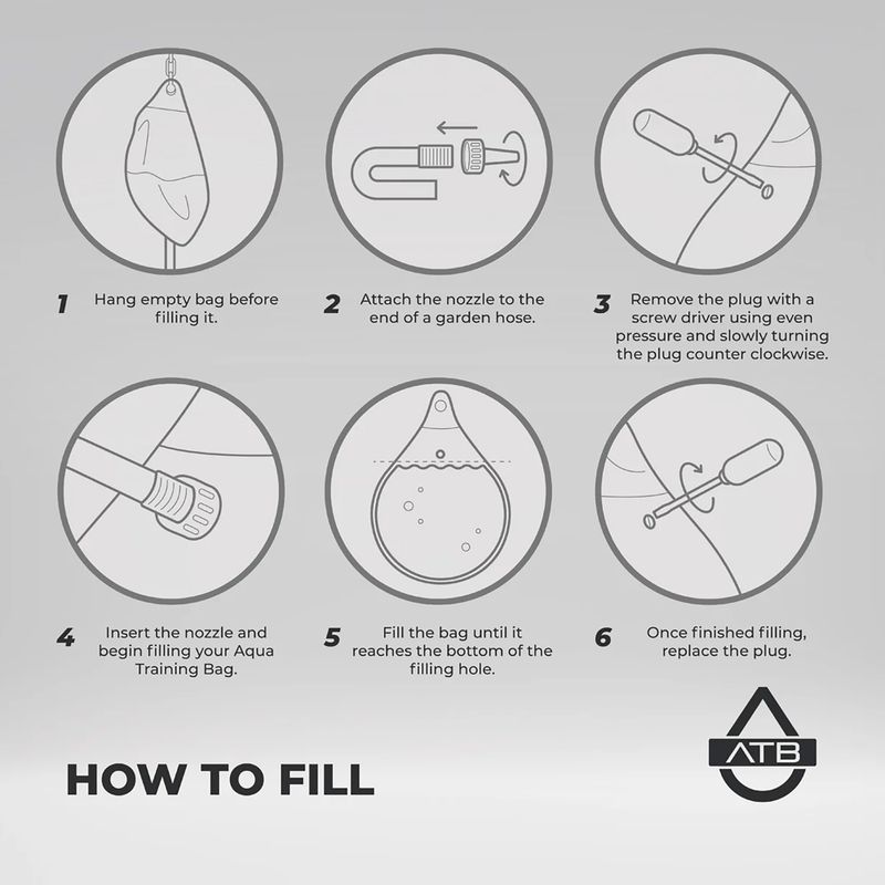 Мішок для тренувань Aqua Training Bag Bruiser 18" haymaker black 3