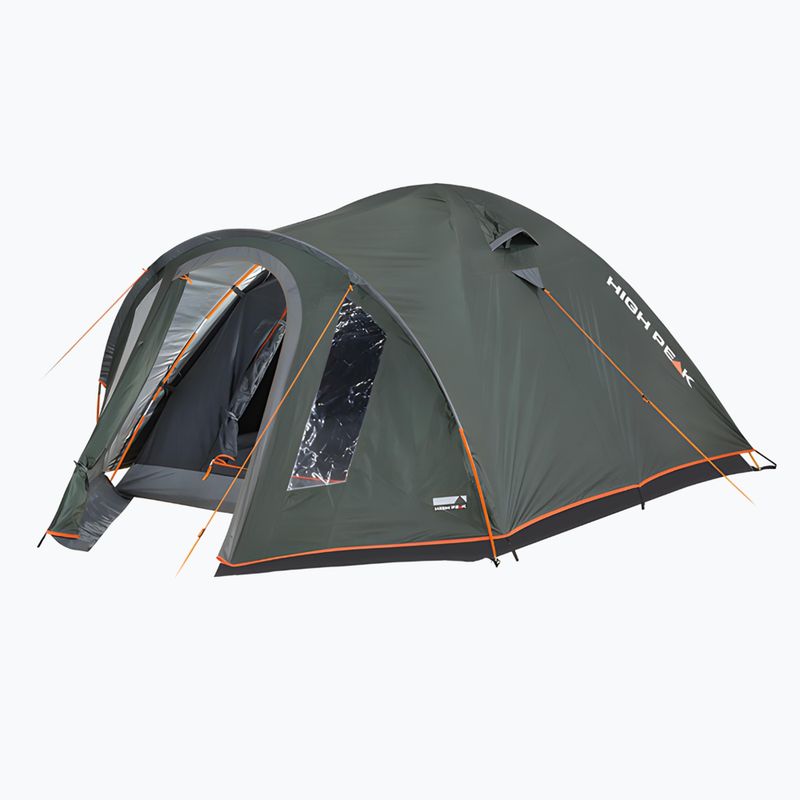 Намет кемпінговий для 3х осіб High Peak Nevada 3.1 deep forest
