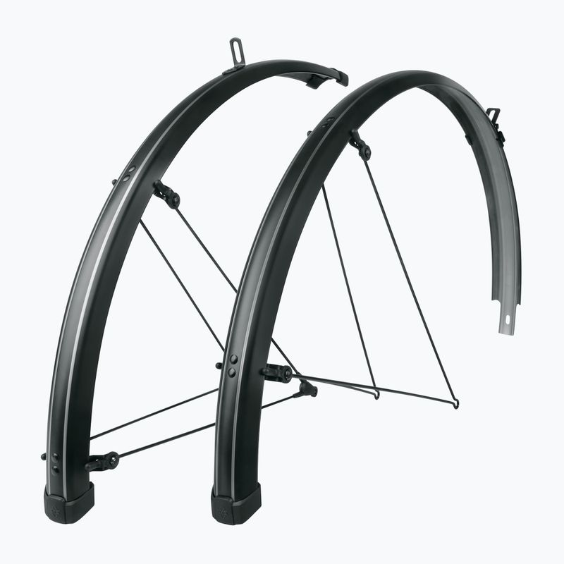 Крила велосипедні SKS Bluemels Stripes set 28" / 69 мм black